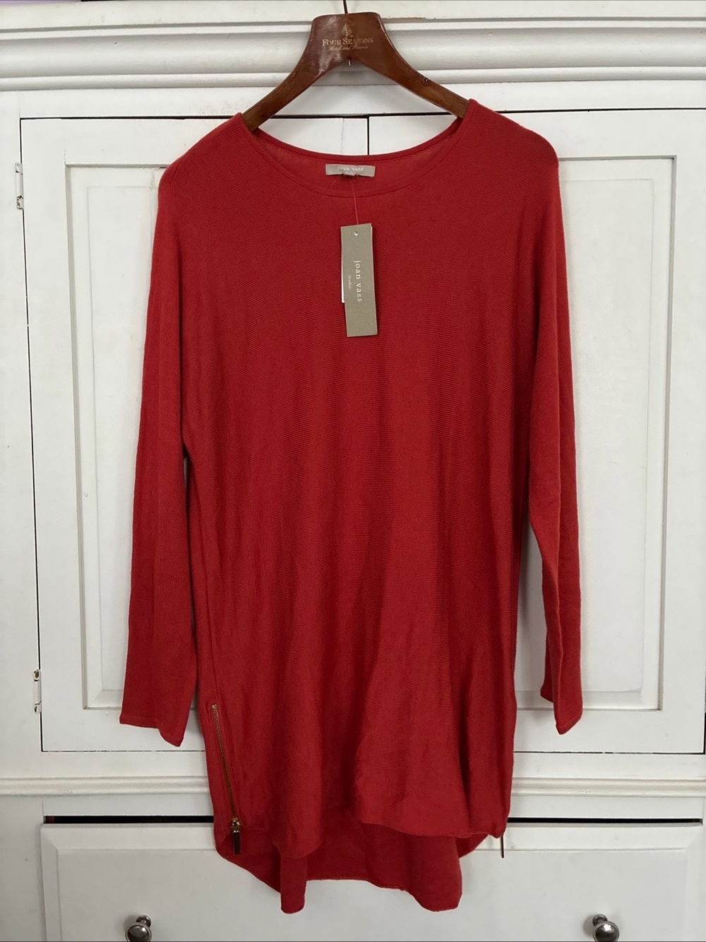 Joan Voss Large Tunic Sweater New